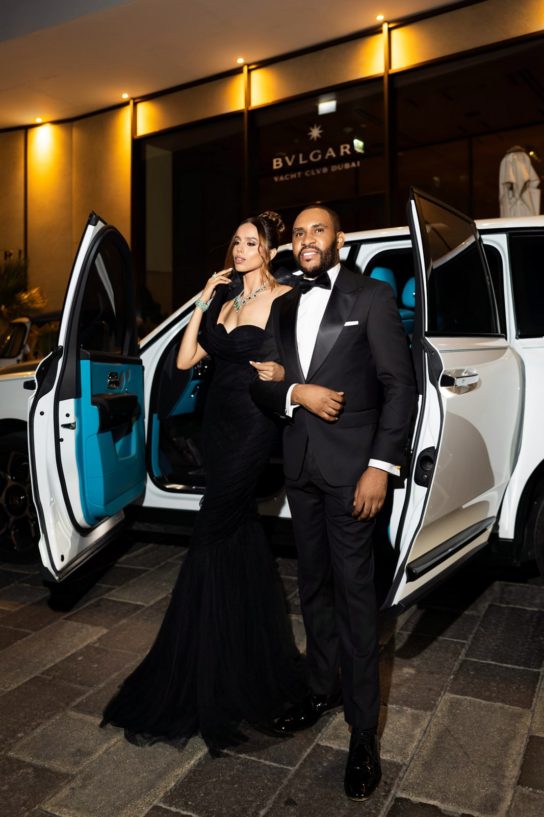 Guests gathered at an exclusive evening reception