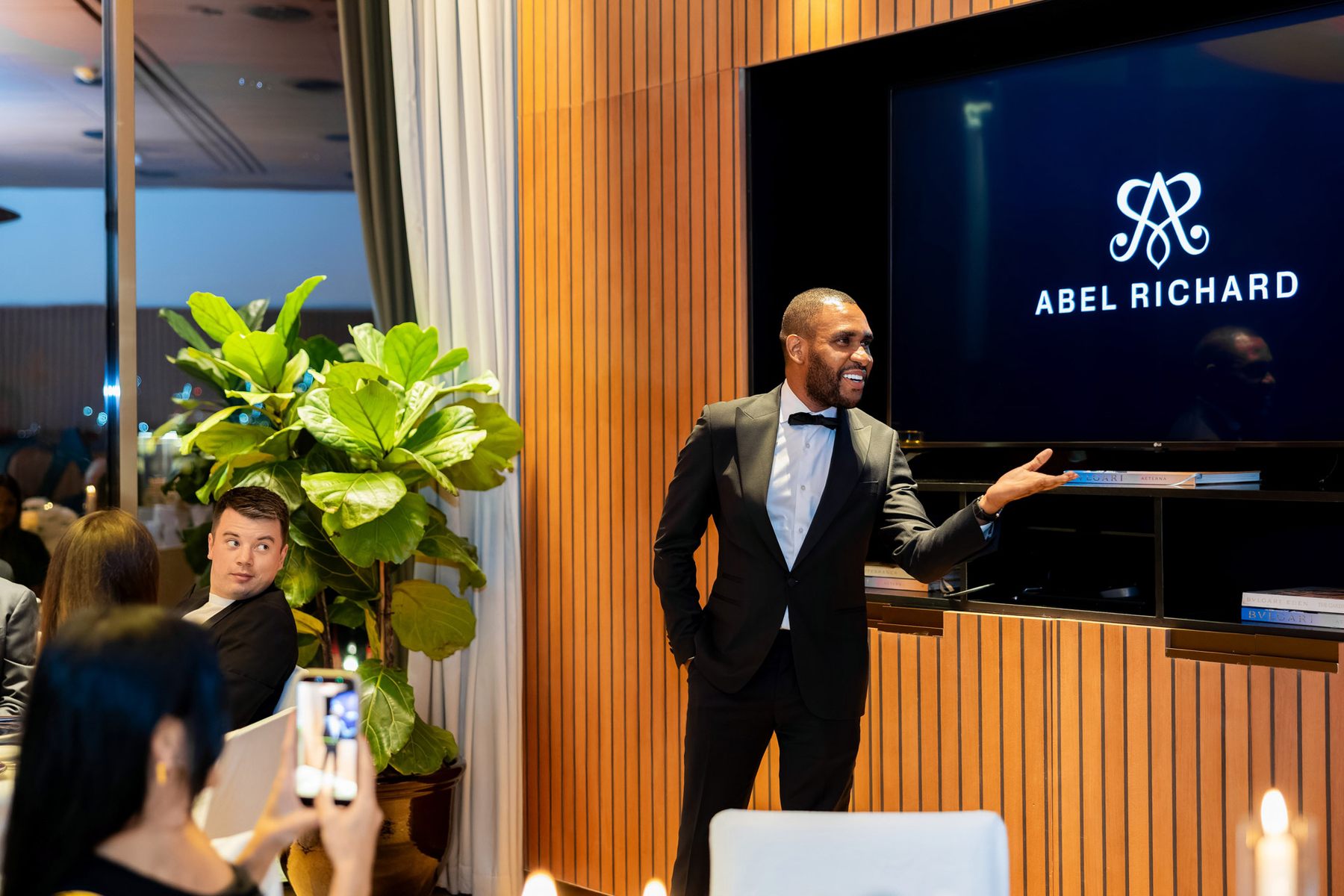 Mr K Nations at an Abel Richard private dinner — selected frame 16